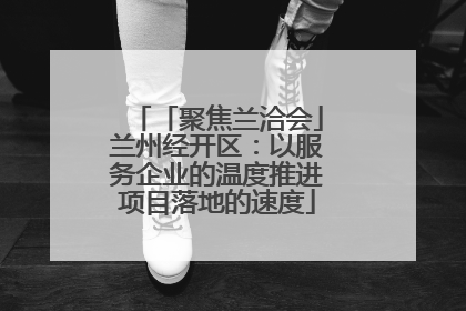 「聚焦兰洽会」兰州经开区：以服务企业的温度推进项目落地的速度