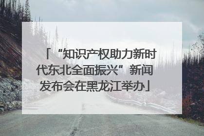 “知识产权助力新时代东北全面振兴”新闻发布会在黑龙江举办