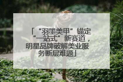 “羽墨美甲”锚定“一站式”新赛道，明星品牌破解美业服务断层难题