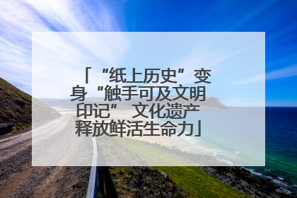 “纸上历史”变身“触手可及文明印记” 文化遗产释放鲜活生命力