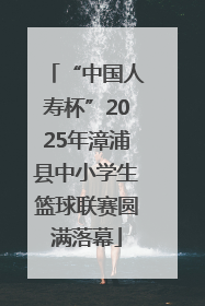 “中国人寿杯”2025年漳浦县中小学生篮球联赛圆满落幕