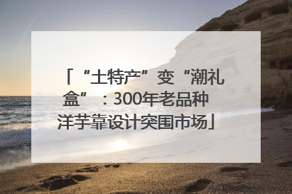 “土特产”变“潮礼盒”：300年老品种洋芋靠设计突围市场