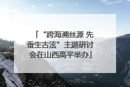 “跨海溯丝源 先蚕生古泫”主题研讨会在山西高平举办