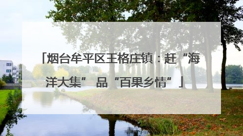 烟台牟平区王格庄镇：赶“海洋大集” 品“百果乡情”