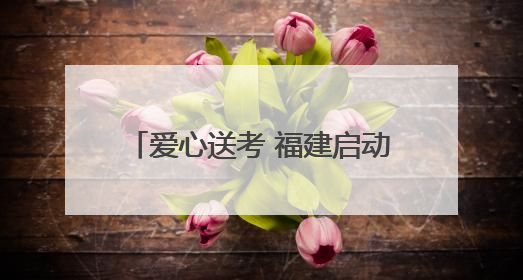 爱心送考 福建启动高考直通车公益活动