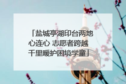 盐城亭湖印台两地心连心 志愿者跨越千里暖护困境学童