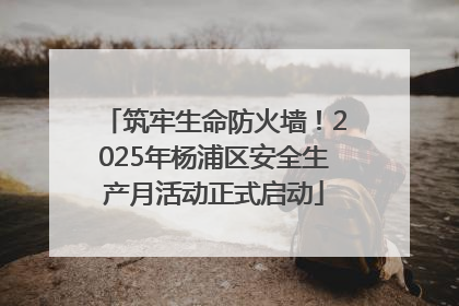 筑牢生命防火墙!2025年杨浦区安全生产月活动正式启动