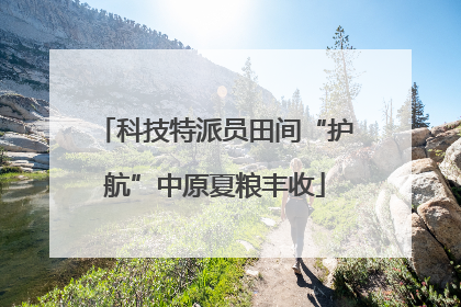 科技特派员田间“护航”中原夏粮丰收