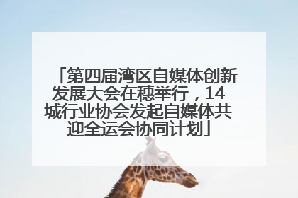 第四届湾区自媒体创新发展大会在穗举行，14城行业协会发起自媒体共迎全运会协同计划