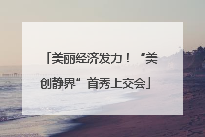 美丽经济发力！“美创静界”首秀上交会