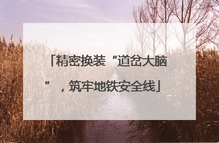 精密换装“道岔大脑”，筑牢地铁安全线