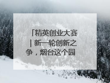 精英创业大赛｜新一轮创新之争，烟台这个园区赢了？