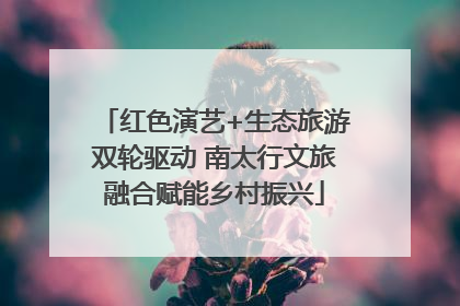 红色演艺+生态旅游双轮驱动 南太行文旅融合赋能乡村振兴