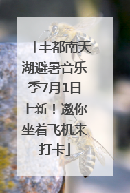 丰都南天湖避暑音乐季7月1日上新！邀你坐着飞机来打卡