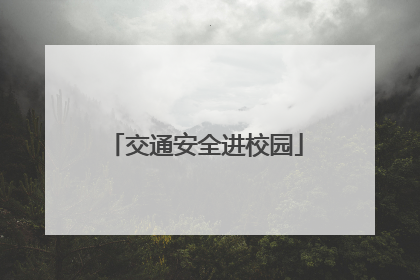 交通安全进校园