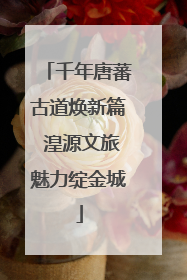 千年唐蕃古道焕新篇 湟源文旅魅力绽金城
