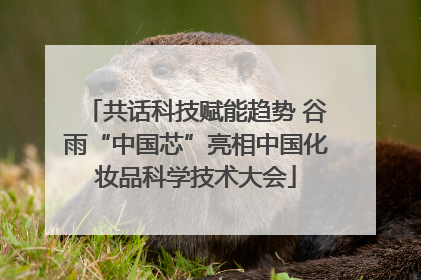 共话科技赋能趋势 谷雨“中国芯”亮相中国化妆品科学技术大会