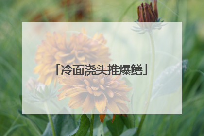 冷面浇头推爆鳝