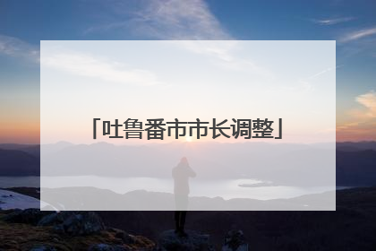 吐鲁番市市长调整