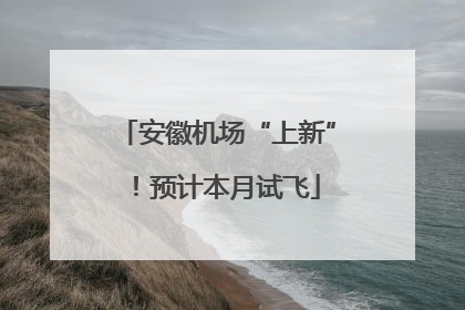 安徽机场“上新”！预计本月试飞