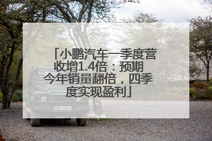 小鹏汽车一季度营收增1.4倍：预期今年销量翻倍，四季度实现盈利
