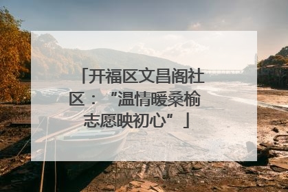 开福区文昌阁社区：“温情暖桑榆 志愿映初心”