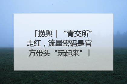 捞舆｜“青交所”走红，流量密码是官方带头“玩起来”