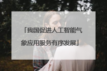 我国促进人工智能气象应用服务有序发展