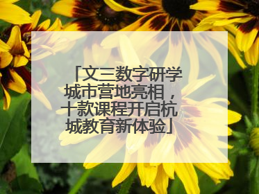 文三数字研学城市营地亮相，十款课程开启杭城教育新体验