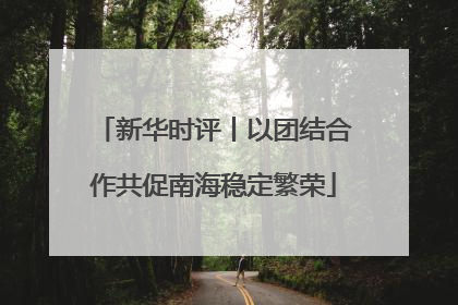 新华时评丨以团结合作共促南海稳定繁荣