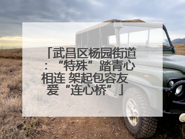 武昌区杨园街道：“特殊”踏青心相连 架起包容友爱“连心桥”
