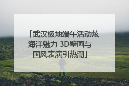 武汉极地端午活动炫海洋魅力 3D壁画与国风表演引热潮