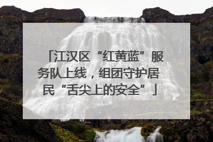 江汉区“红黄蓝”服务队上线，组团守护居民“舌尖上的安全”