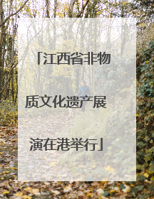 江西省非物质文化遗产展演在港举行