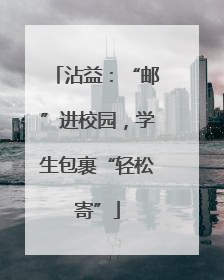 沾益：“邮”进校园，学生包裹“轻松寄”