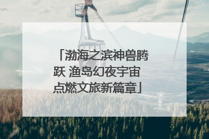 渤海之滨神兽腾跃 渔岛幻夜宇宙点燃文旅新篇章
