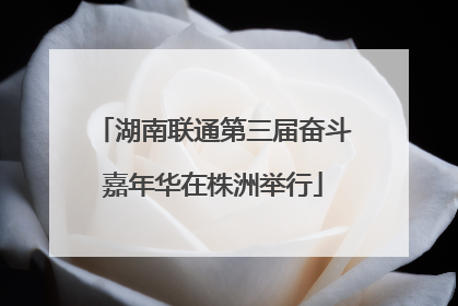 湖南联通第三届奋斗嘉年华在株洲举行