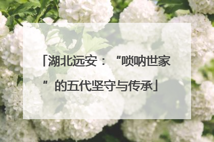 湖北远安：“唢呐世家”的五代坚守与传承