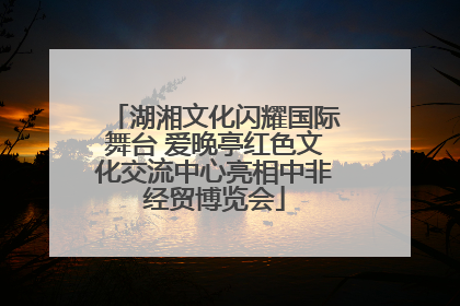 湖湘文化闪耀国际舞台 爱晚亭红色文化交流中心亮相中非经贸博览会