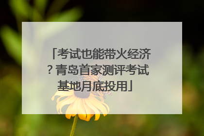 考试也能带火经济？青岛首家测评考试基地月底投用