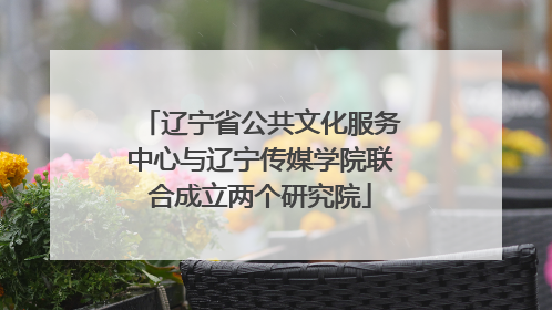 辽宁省公共文化服务中心与辽宁传媒学院联合成立两个研究院