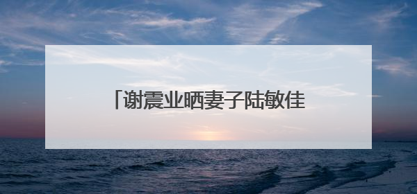 谢震业晒妻子陆敏佳孕肚照官宣喜讯：记录下第一个父亲节