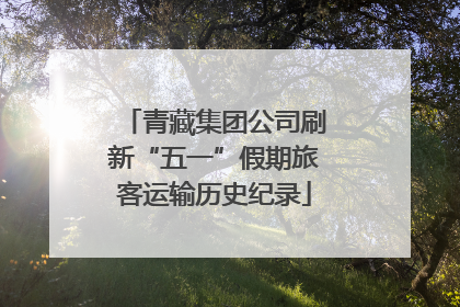 青藏集团公司刷新“五一”假期旅客运输历史纪录