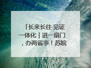 长来长往·见证一体化｜进一扇门，办两省事！苏皖“孪生”丹阳如何做到的？