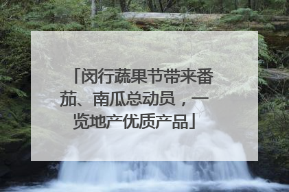 闵行蔬果节带来番茄、南瓜总动员，一览地产优质产品