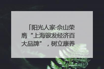 阳光人家·佘山荣膺“上海银发经济百大品牌”，树立康养行业新标杆