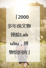 2000多年前文物撞脸Labubu，博物馆回应