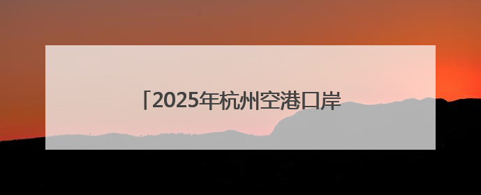 2025年杭州空港口岸国际货运量已突破10万吨 较去年同期提前一周
